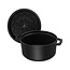Staub Braadpan Rond  Zwart - 28 cm