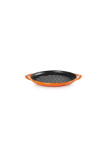 Le Creuset Grillplaat Rond Oranjerood 25cm