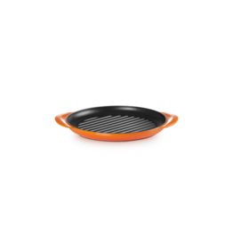 Le Creuset Grillplaat Rond Oranjerood 25cm