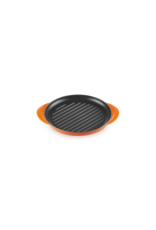 Le Creuset Grillplaat Rond Oranjerood 25cm