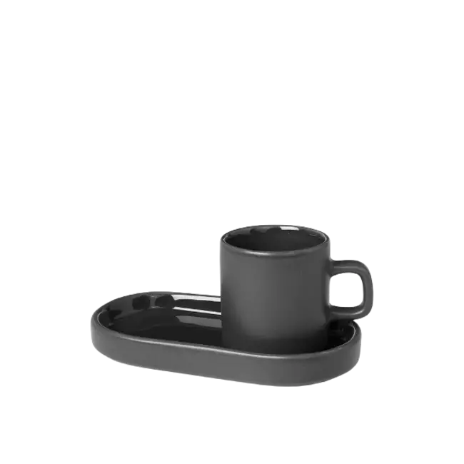 Blomus Set 2 Espresso Kopjes Pilar Agave Groen 50ml