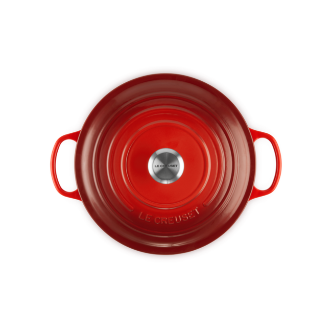 Le Creuset Braadpan Signature Kersenrood 6.7 liter - 28 cm