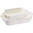 Staub Ovenschalen Ivoorwit - 2 Stuks