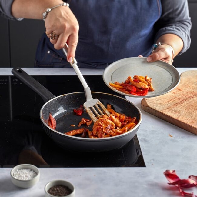 Demeyere Koekenpannen Alu Comfort 3 Ceraforce - 24+28cm PFAS-VRIJ