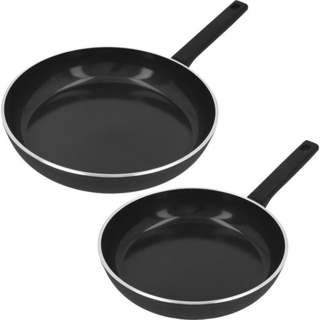 Demeyere Koekenpannen Alu Comfort 3 Ceraforce - 24+28cm PFAS-VRIJ