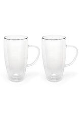 Bredemeijer Cappuccino / Latte Dubbelwandige Glazen 400ml - 2 Stuks