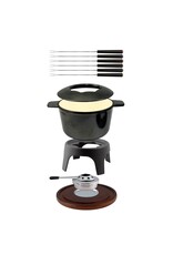 Swissmar Fondue Set Sierra Metallic Zwart 12-Delig