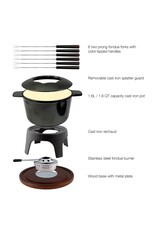 Swissmar Fondue Set Sierra Metallic Zwart 12-Delig