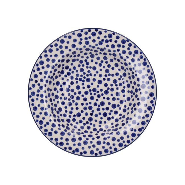 Bunzlau Castle Diep Bord Crazy Dots 23.5cm