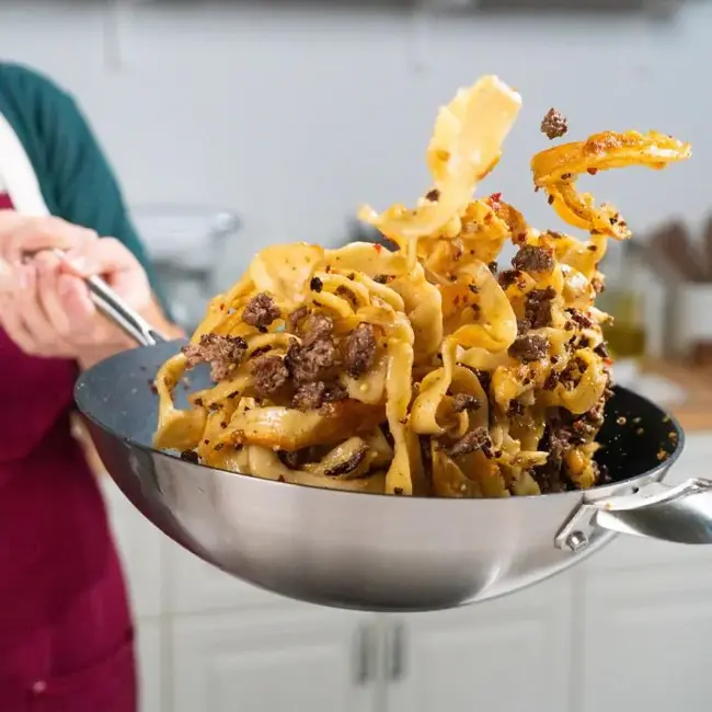 Scanpan Wokpan Haptiq 32cm - Stratanium+ Anti-aanbaklaag - Inductie geschikt