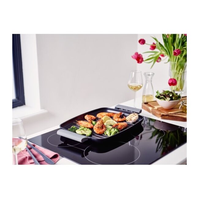 Geribbelde Grillplaat 47cm
