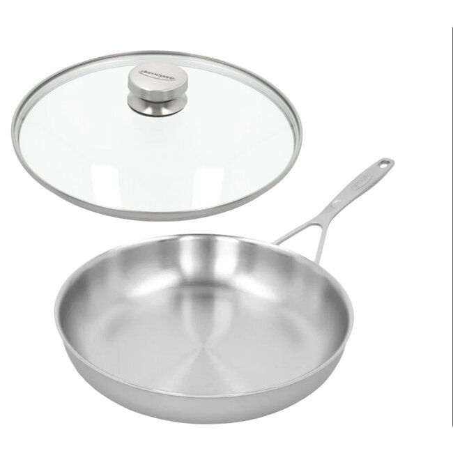 Demeyere Koekenpan Industry5 - 28cm + Gratis Glasdeksel