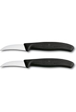 Victorinox Schilmesje gebogen zwart - 2 Stuks