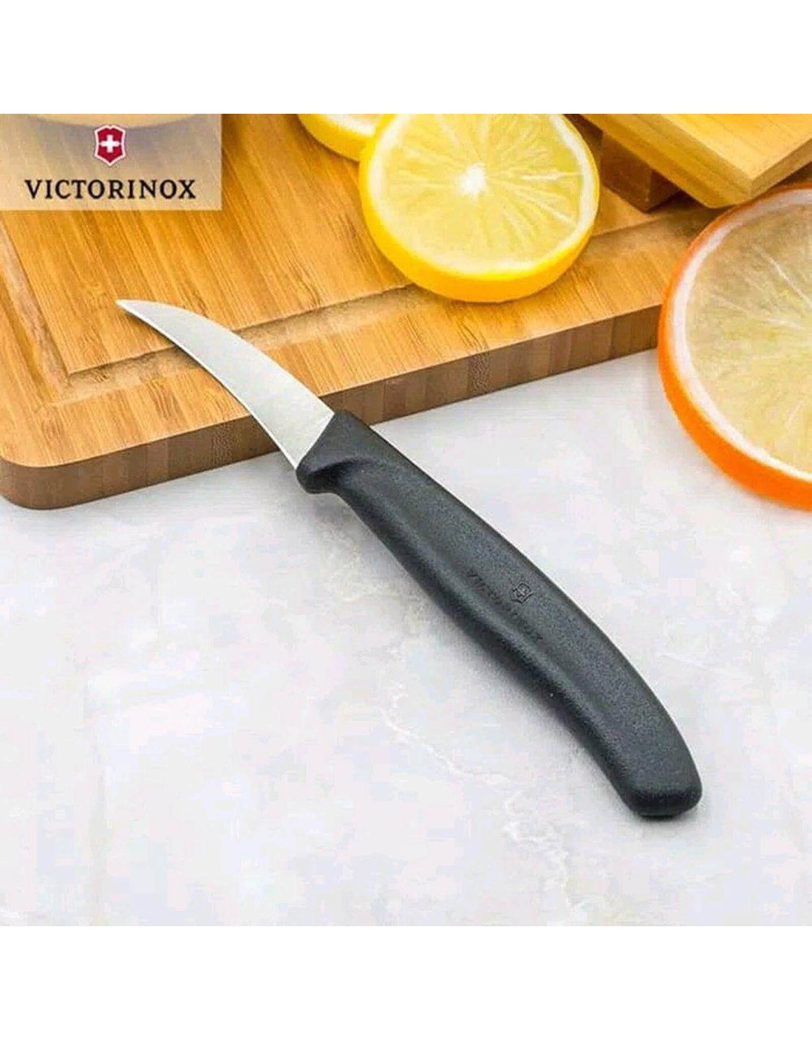 Victorinox Schilmesje gebogen zwart - 2 Stuks