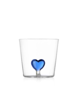 Ichendorf Milano Waterglas Cuore Blauw Hart