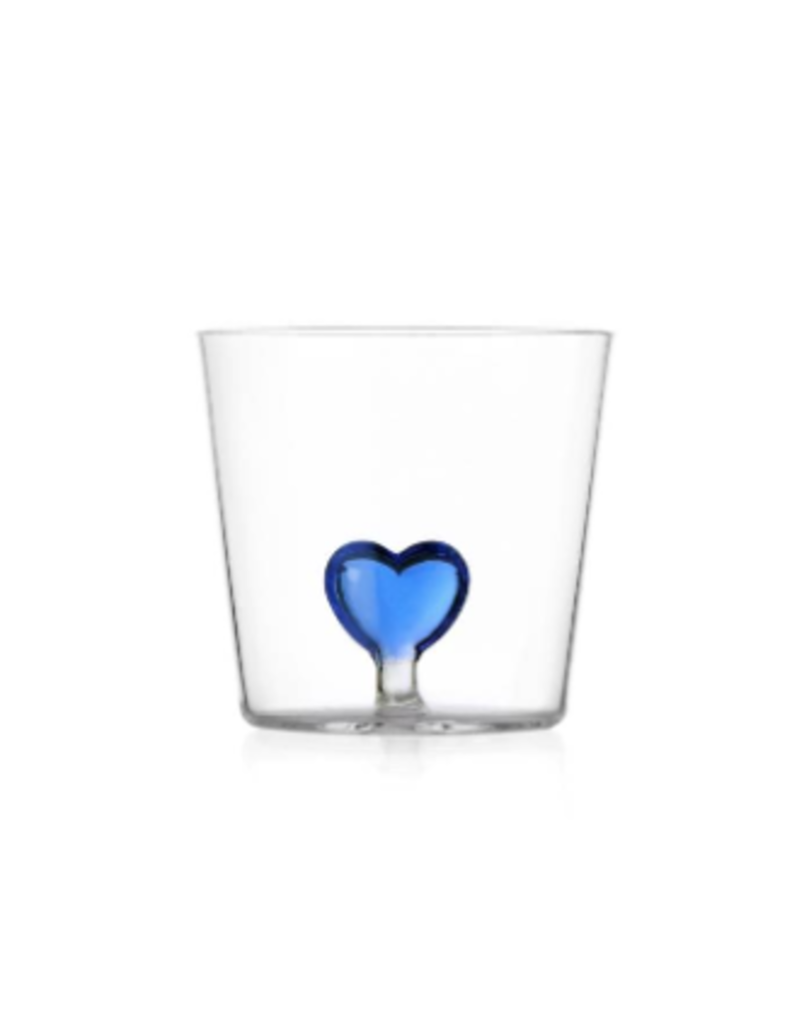 Ichendorf Milano Waterglas Cuore Blauw Hart