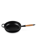 Le Creuset Hapjespan Signature Mat Zwart - 28cm