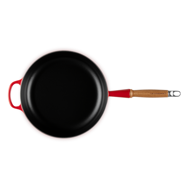 Le Creuset Hapjespan Signature Hoogwaardig Gietijzer Kersenrood - 28cm