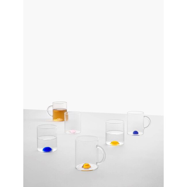 Ichendorf Milano Waterglas Luna Gekanteld Amber