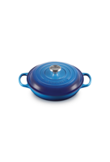 Le Creuset Braadpan Campagnard Signature Azure 30cm