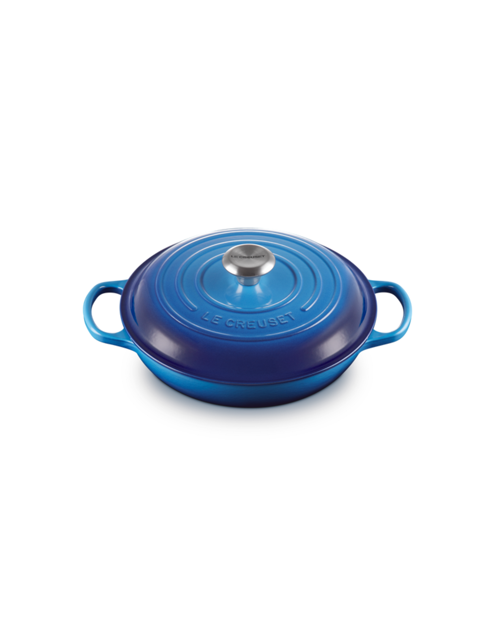 Le Creuset Braadpan Campagnard Signature Azure 30cm