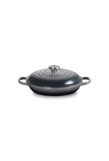 Le Creuset Braadpan Campagnard Signature Flint 30cm