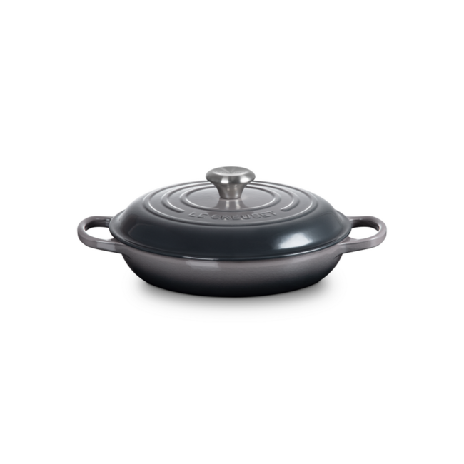 Le Creuset Braadpan Campagnard Signature Flint 30cm
