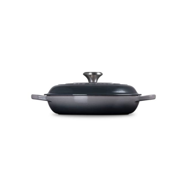 Le Creuset Braadpan Campagnard Signature Flint 30cm