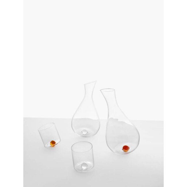 Ichendorf Milano Karaf Luna Gekanteld Stip Amber