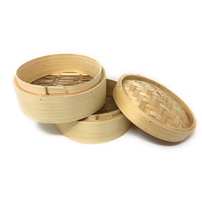 Ibili Stoommandje bamboe - 20cm