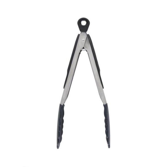 OXO Serveertang Good Grips Siliconen 23 cm – Hittebestendige Siliconen Bekken – Vergrendelbaar – Anti-Slip Handvat