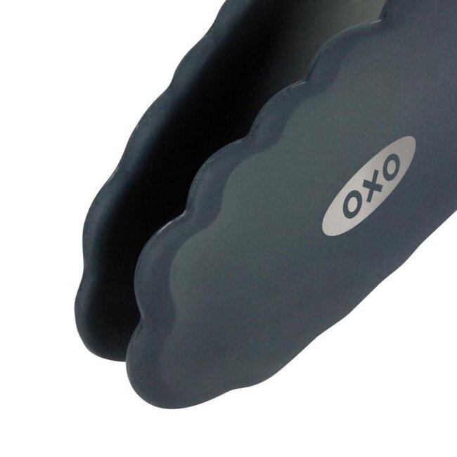 OXO Serveertang Good Grips Siliconen 23 cm – Hittebestendige Siliconen Bekken – Vergrendelbaar – Anti-Slip Handvat