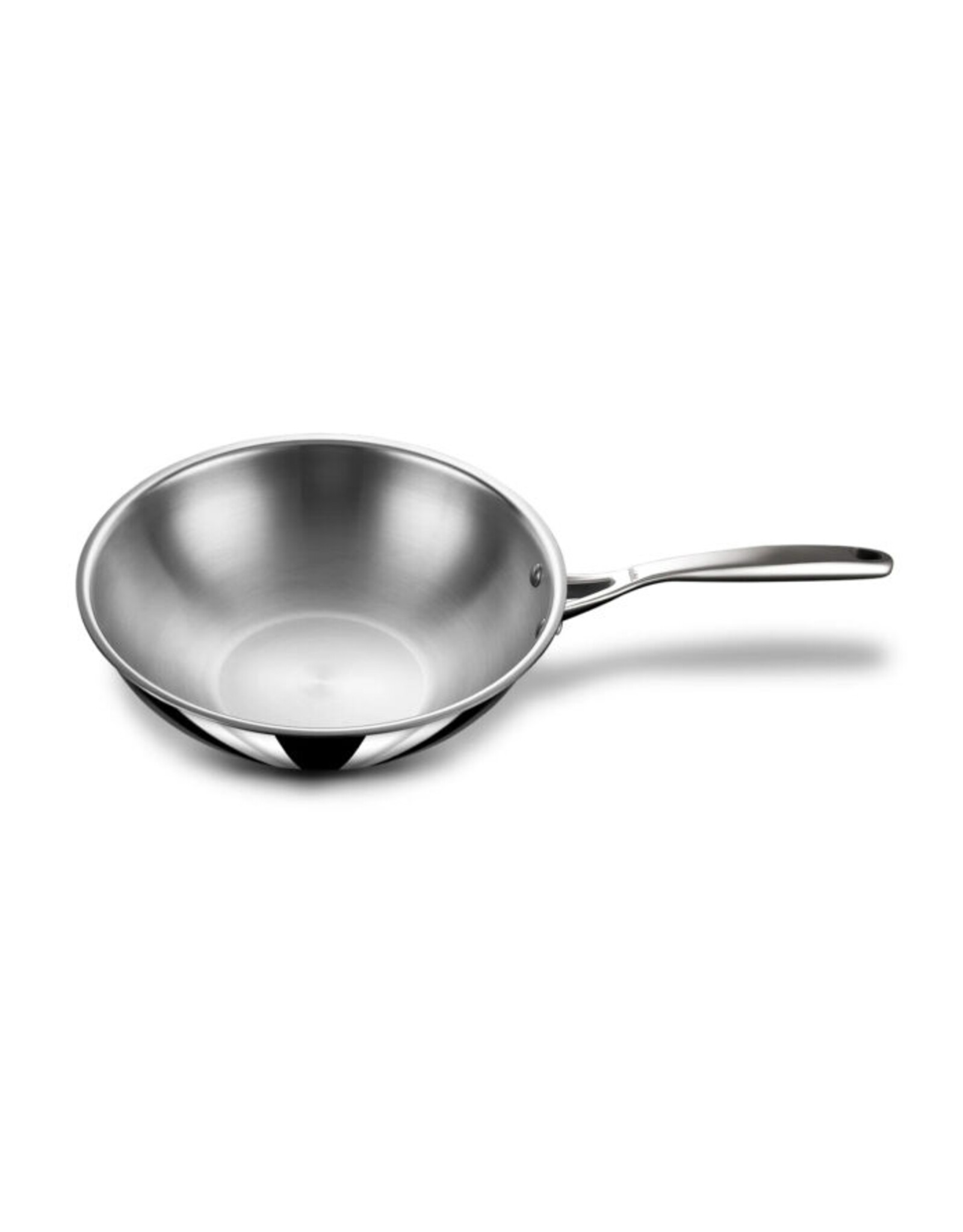 Stahl Wokpan Triply Met Steel/Deksel 24cm