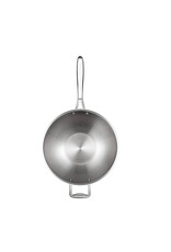 Stahl Wokpan Triply Met Steel/Deksel 26cm