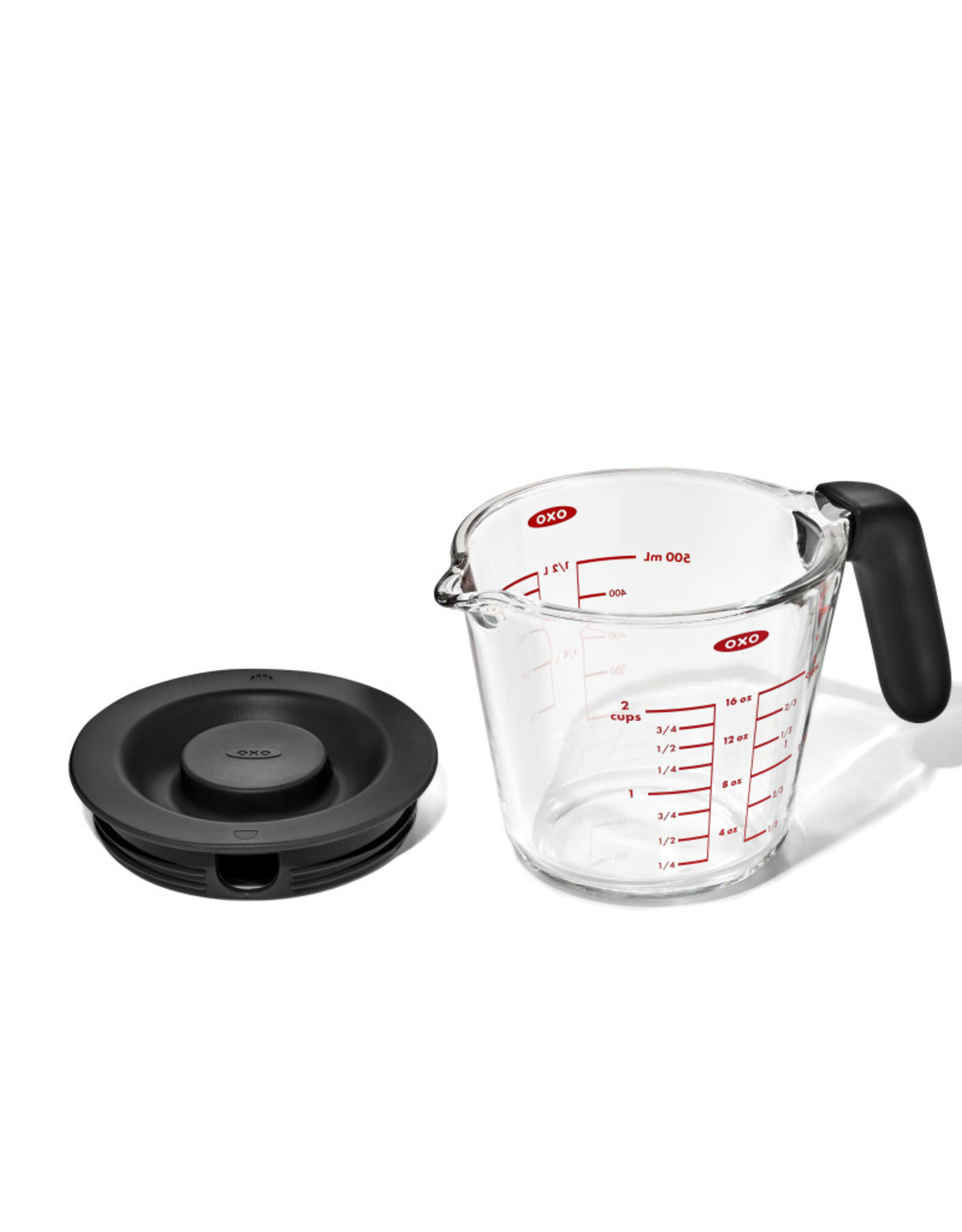 OXO Maatbeker Glas met deksel Good Grips 500 ml