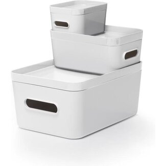 GastroMax Smart Store Opbergdoos Smartstore Compact Wit - Set van 3 Stuks