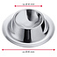 Westmark Eierdopje Rond Zilver - 4 Stuks