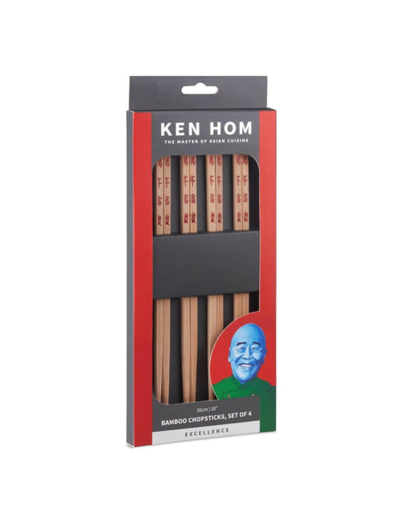 Ken Hom Eetstokjes Bamboo - 4 Stuks