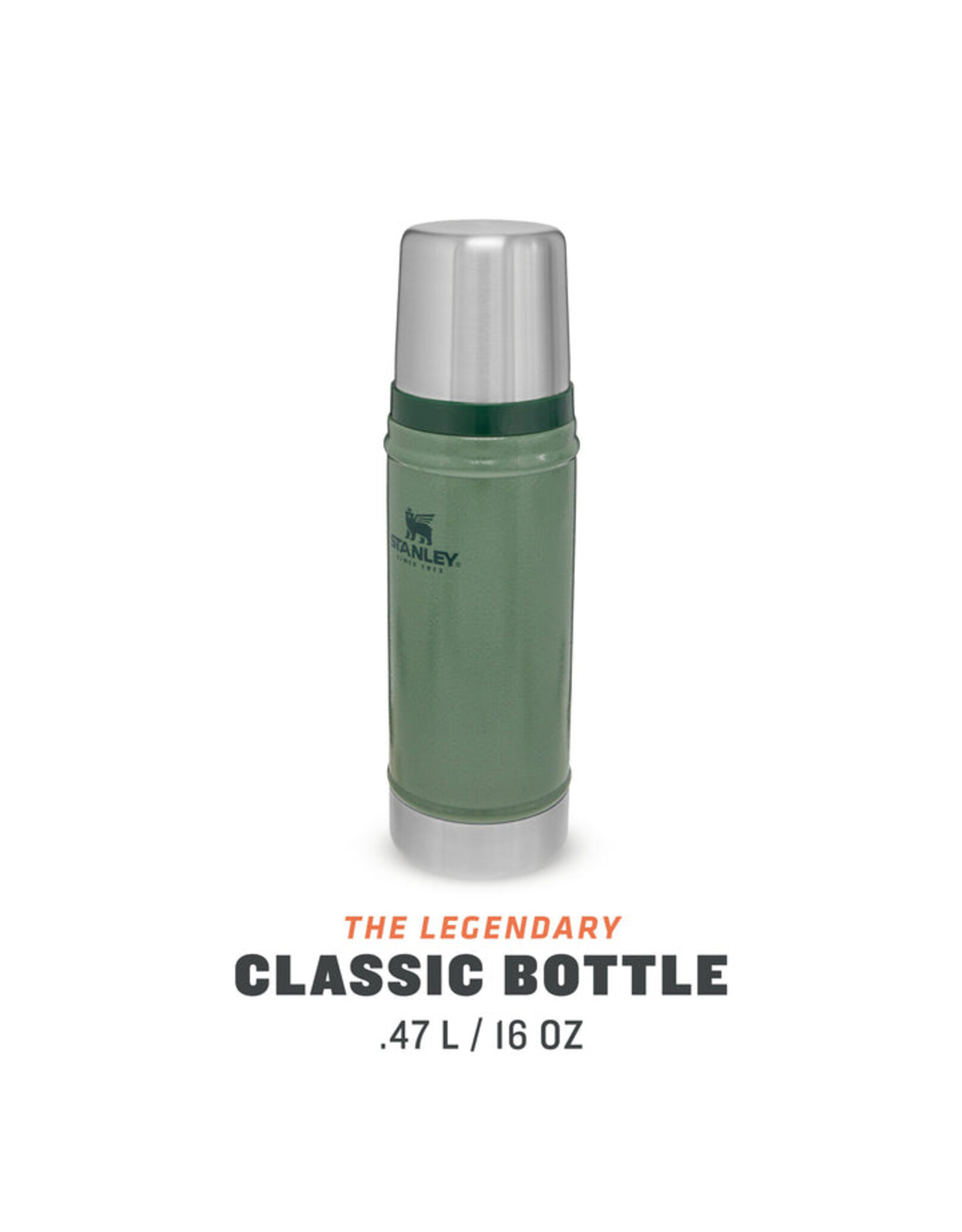 Stanley Thermosfles The Legendary Classic Hammertone Green 0.47L