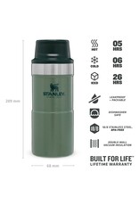 Stanley Travel Mug Trigger-Action Hammertone Green 0.35L