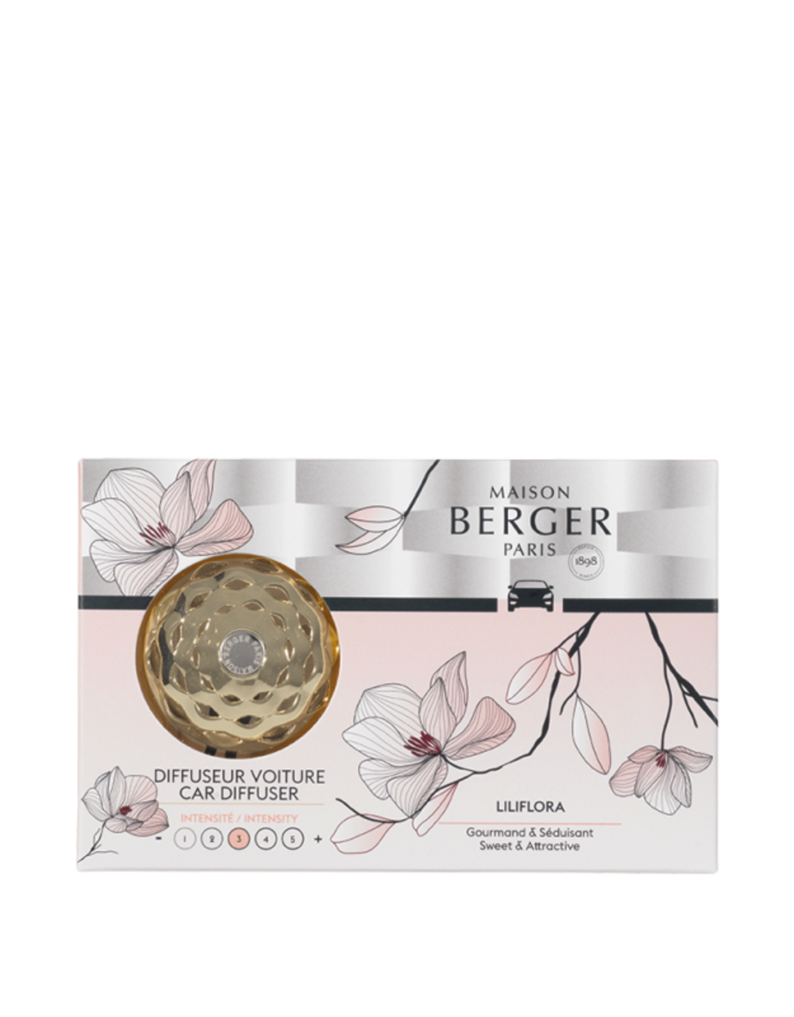 Maison Berger Autoparfum Startersset + 1 navulling Liliflora