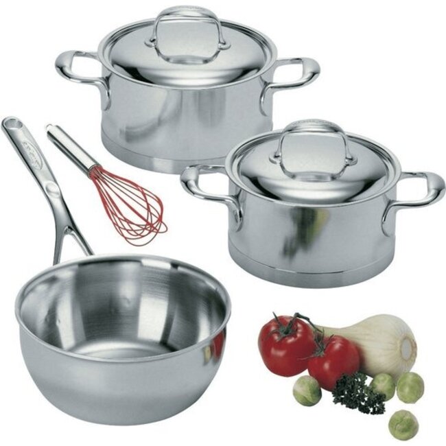 Demeyere Atlantis 7 RVS Startset / Pannenset 3-Delig (InductoSeal & 7-Ply)