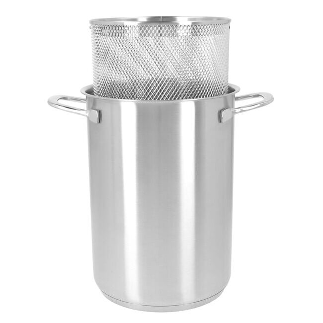 Demeyere Specialties 3 Aspergepan / Pastapan met Inzetmand – 4,5L – 16 cm