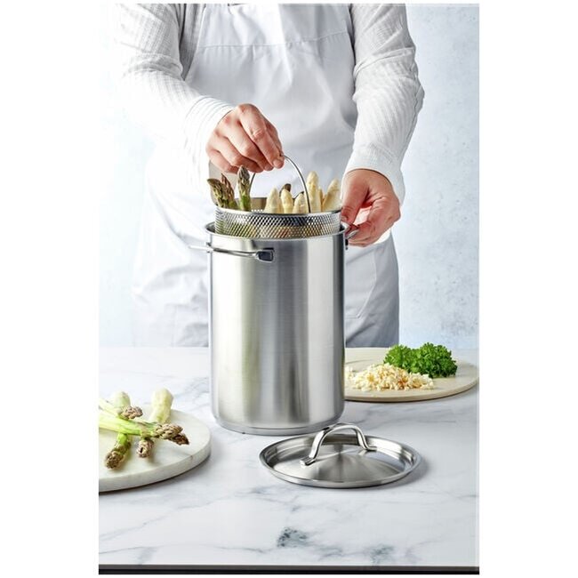 Demeyere Specialties 3 Aspergepan / Pastapan met Inzetmand – 4,5L – 16 cm