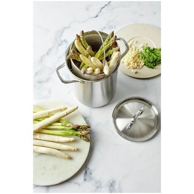 Demeyere Aspergepan Specialties 3 - 4.5L / 16cm - Inclusief Inzetmand