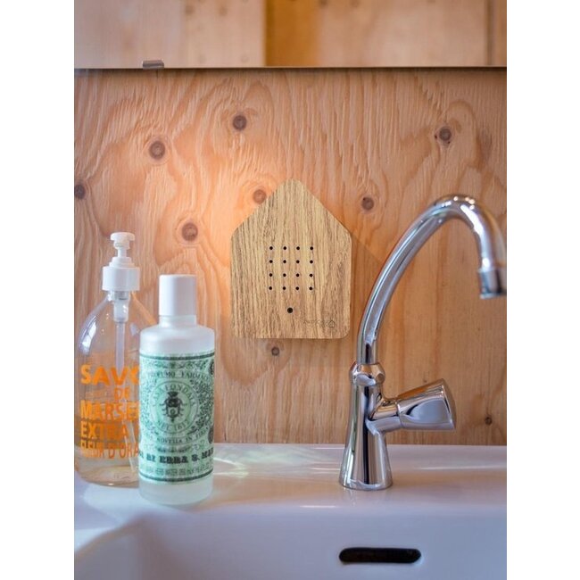 Relaxound Zwitscherbox Vogelhuisje Classic Eikenhout