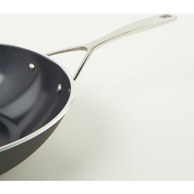 Demeyere Alu Pro 5 Wokpan – Ø 30 cm – Ceraforce Keramische Antiaanbaklaag – PFAS-vrij