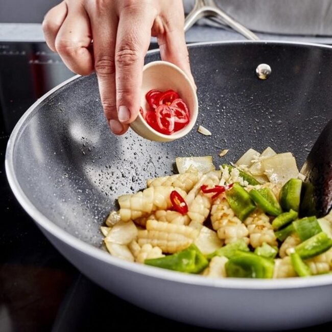 Demeyere Alu Pro 5 Wokpan – Ø 30 cm – Ceraforce Keramische Antiaanbaklaag – PFAS-vrij