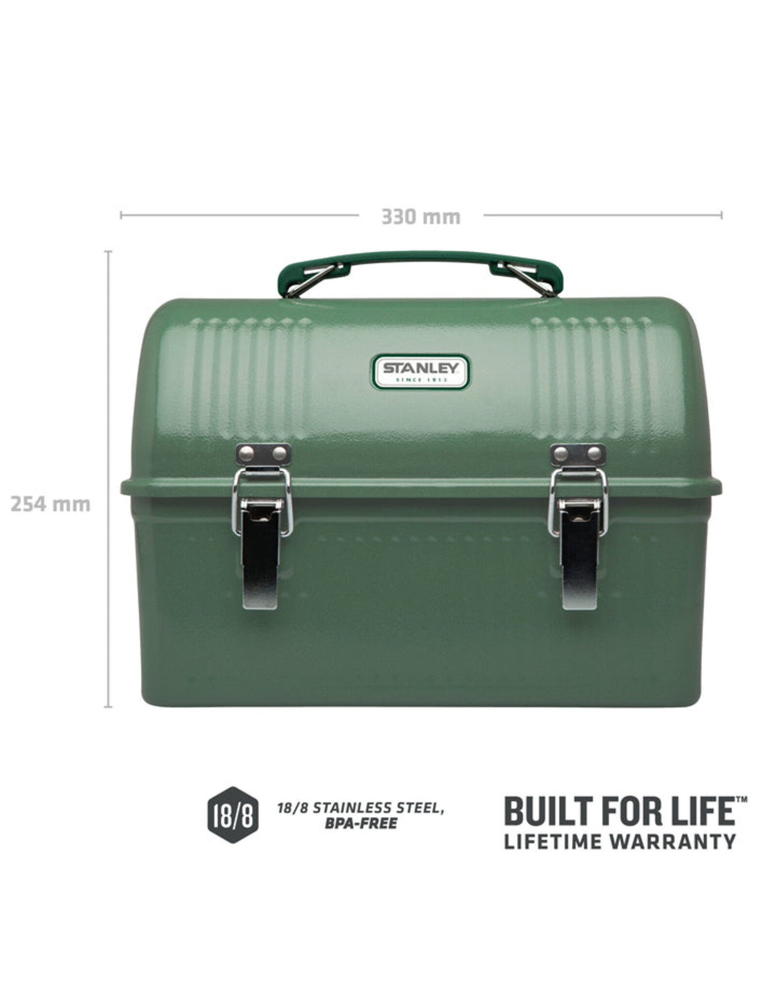 Stanley Lunchbox Classic Hammertone Green - 9.4L