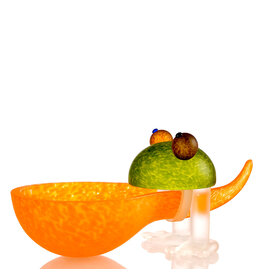 Borowski Schaal Frosch Orange